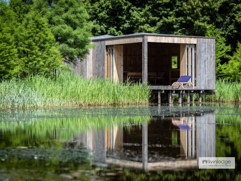 Lake Cabin in eiken, regio Brugge