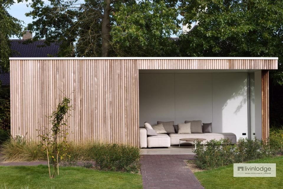 Modernes Gartenhaus mit Anbau in Roeselare