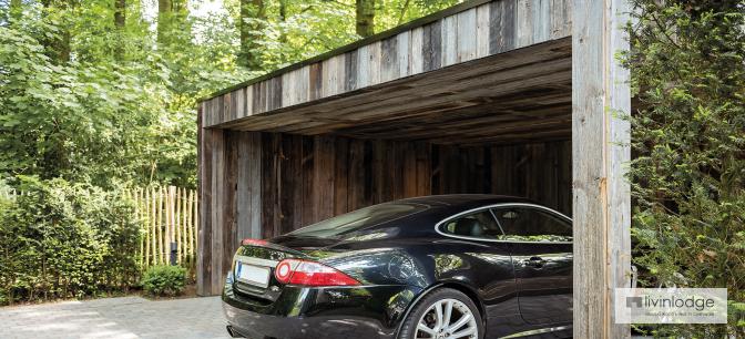 Moderne Holz Carport